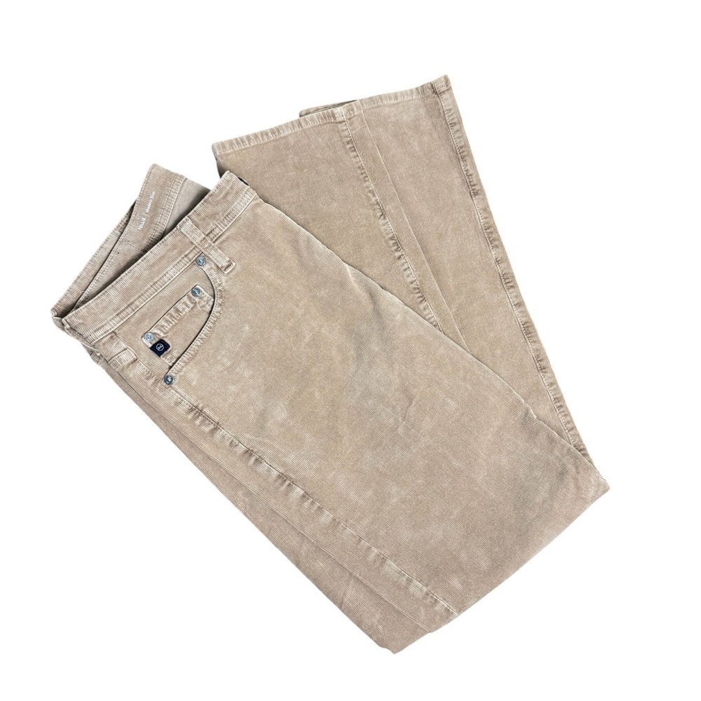 AG Adriano Goldschmied Tellis Modern Slim Corduroy‎ Pants Tan Khaki 32x32 - Picture 3 of 5